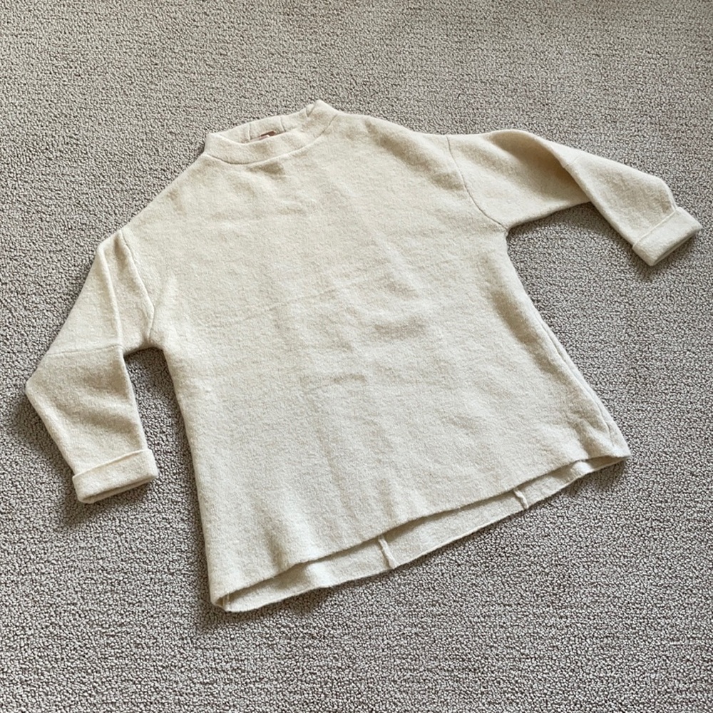 Free People Oversized Mock Neck Sweater